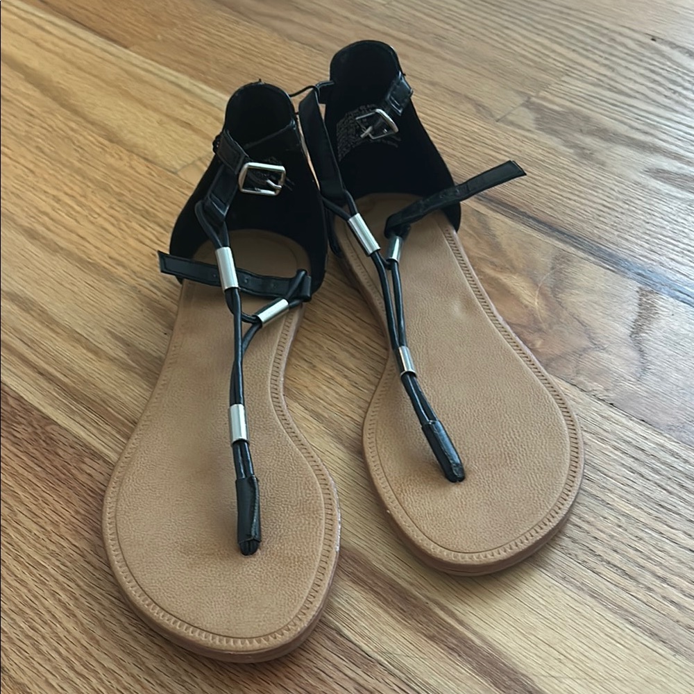 Black Gap Strappy Sandals for Women